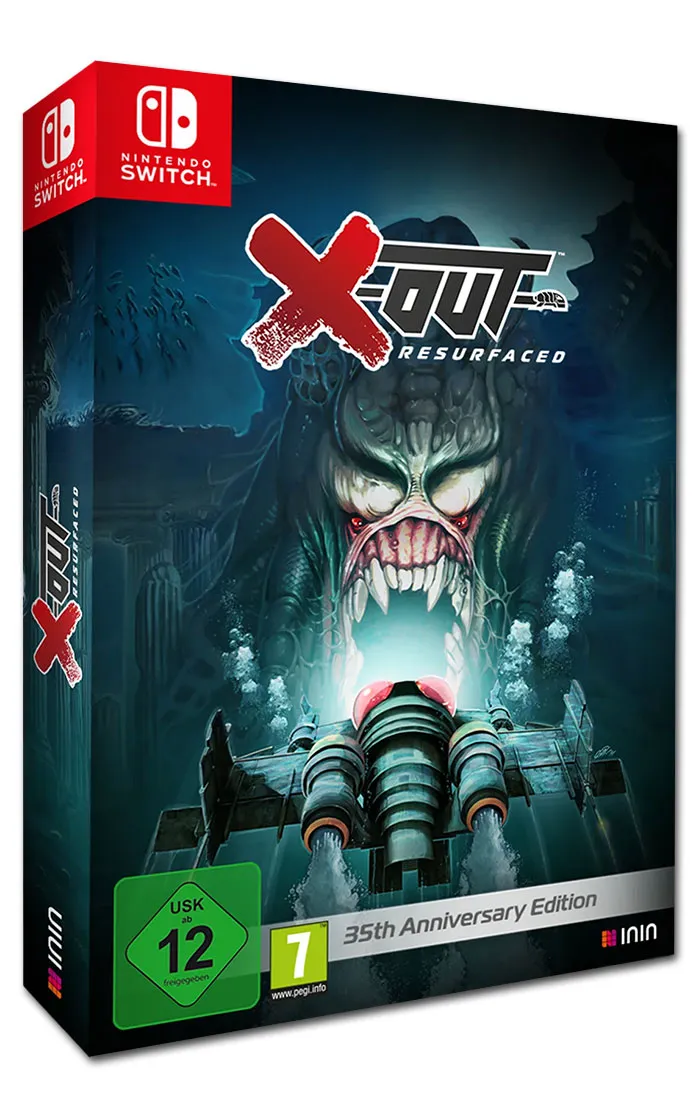Carátula de X Out Resurfaced 35th Aniversary Special Edition (Import) para Switch (edición PAL España)