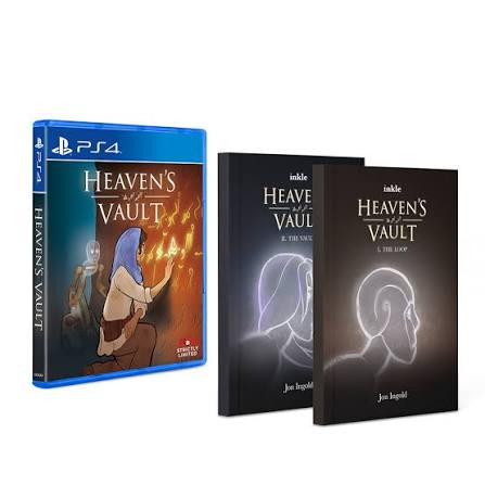 Carátula de Heavens Vault Special Limited Edition Book Bundle Strictly Limited Games (Import) para PS4 (edición PAL España)