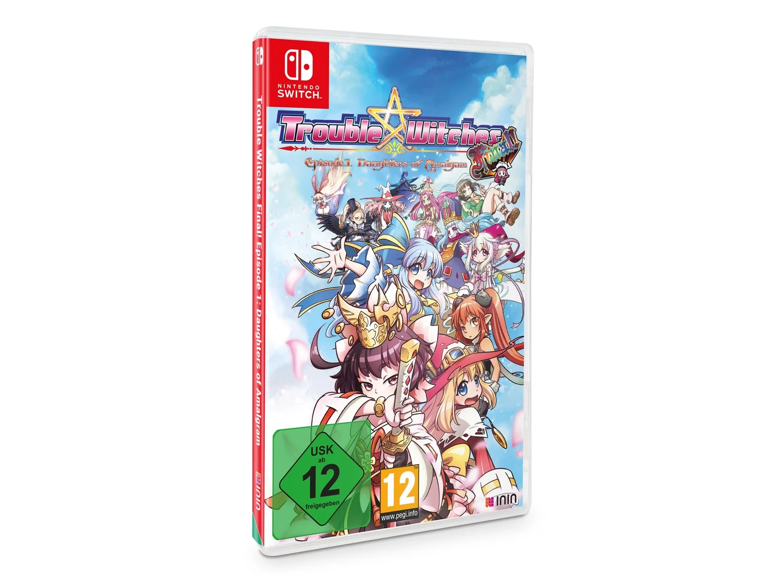 Carátula de Trouble Witches Limited Edition (Import) para Switch (edición PAL España)