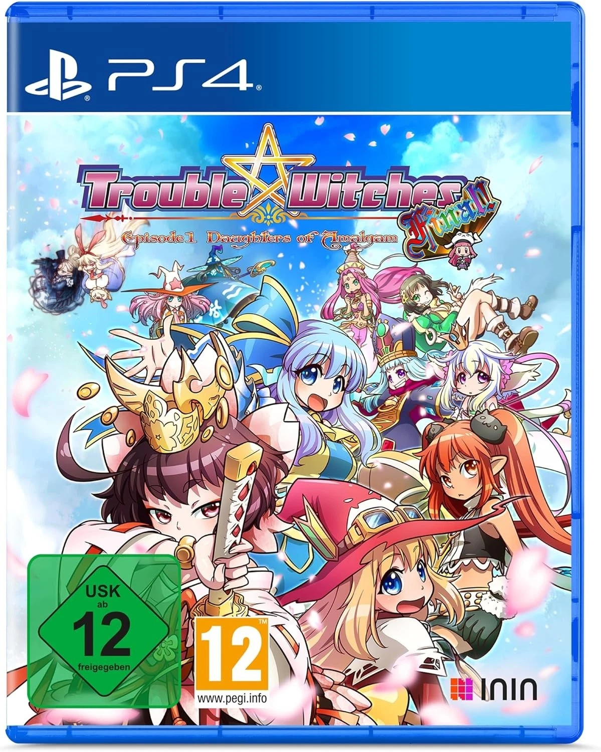 Carátula de Trouble Witches Limited Edition (Import) para PS4 (edición PAL España)