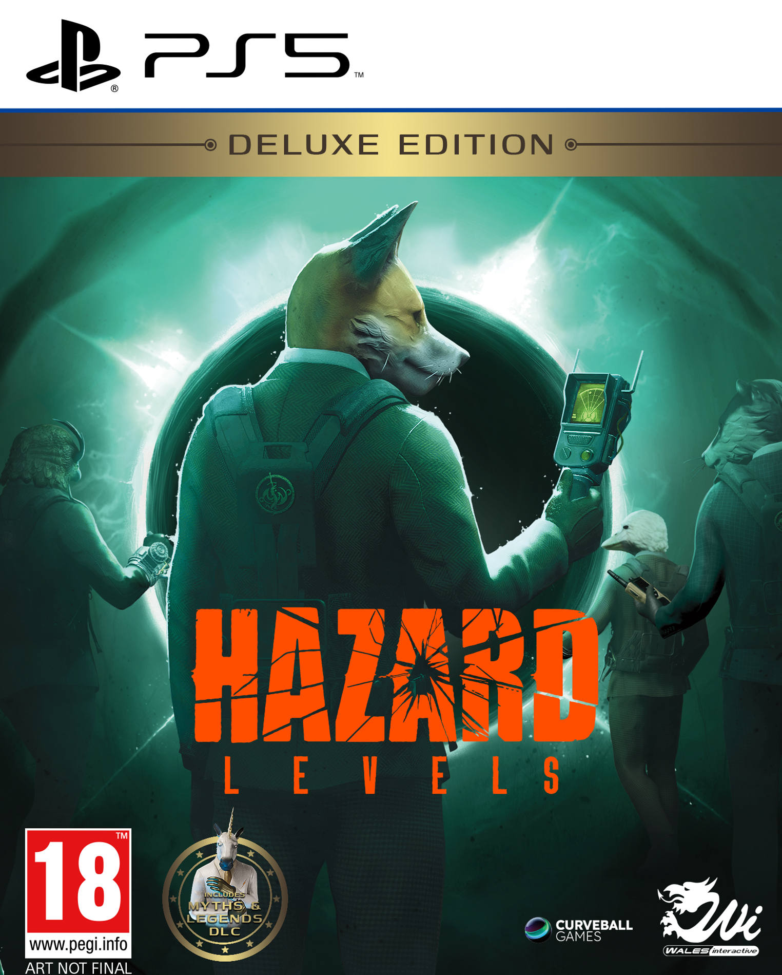 Carátula de Hazard Levels Deluxe Edition para PS5 (edición PAL España)