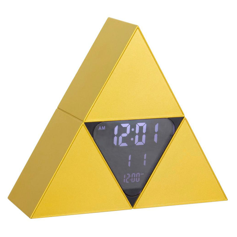 Reloj Despertador Triforce Zelda